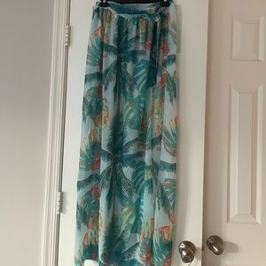 NEW! Beach Cover-Up. Overseas present. Beautiful tropical pattern.